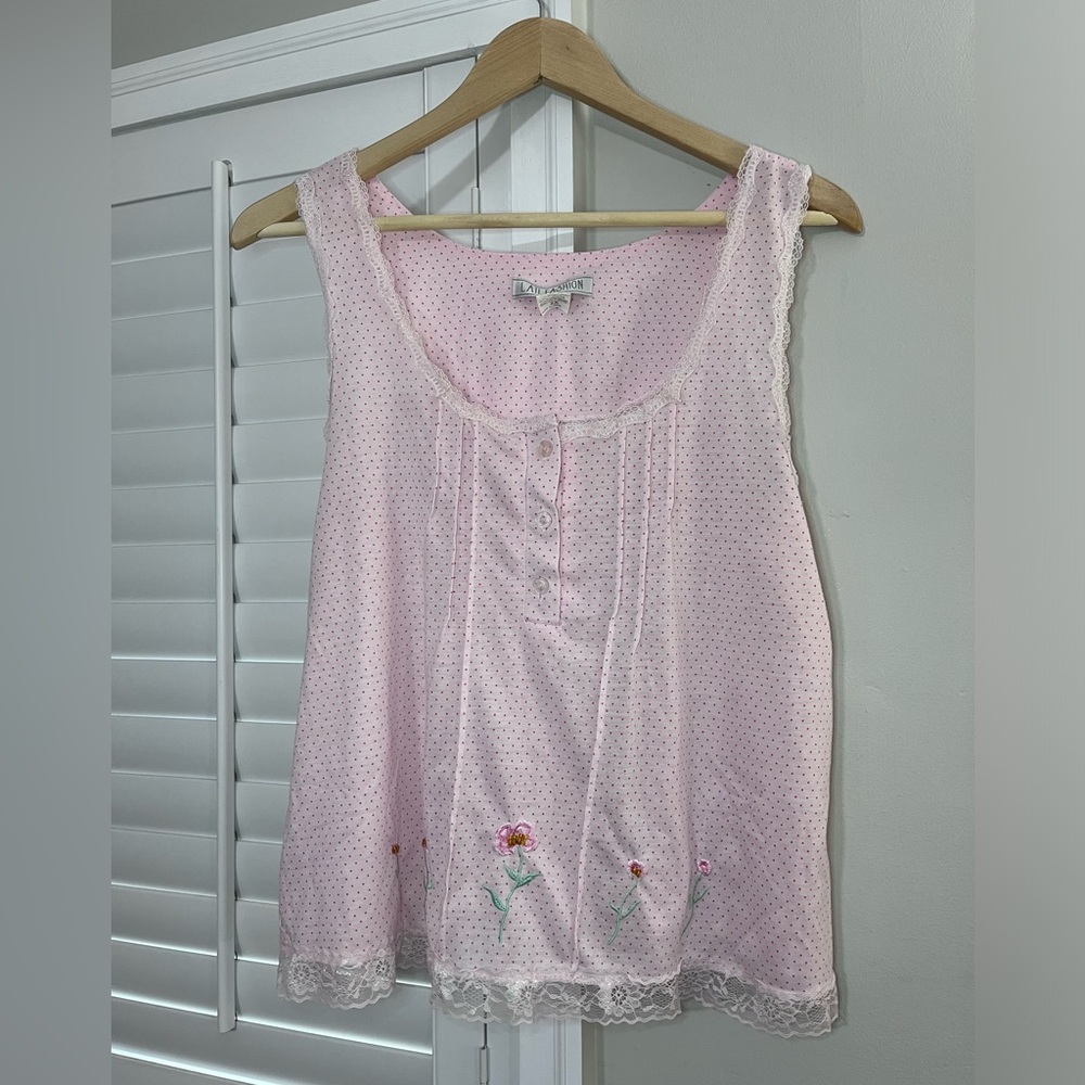 Lati Fashion women’s pajama top, size 2x, feminine, floral